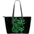 Polynesian Hawaii Leather Tote Bag - Kanaka Maoli Green Turtle Green - Polynesian Pride