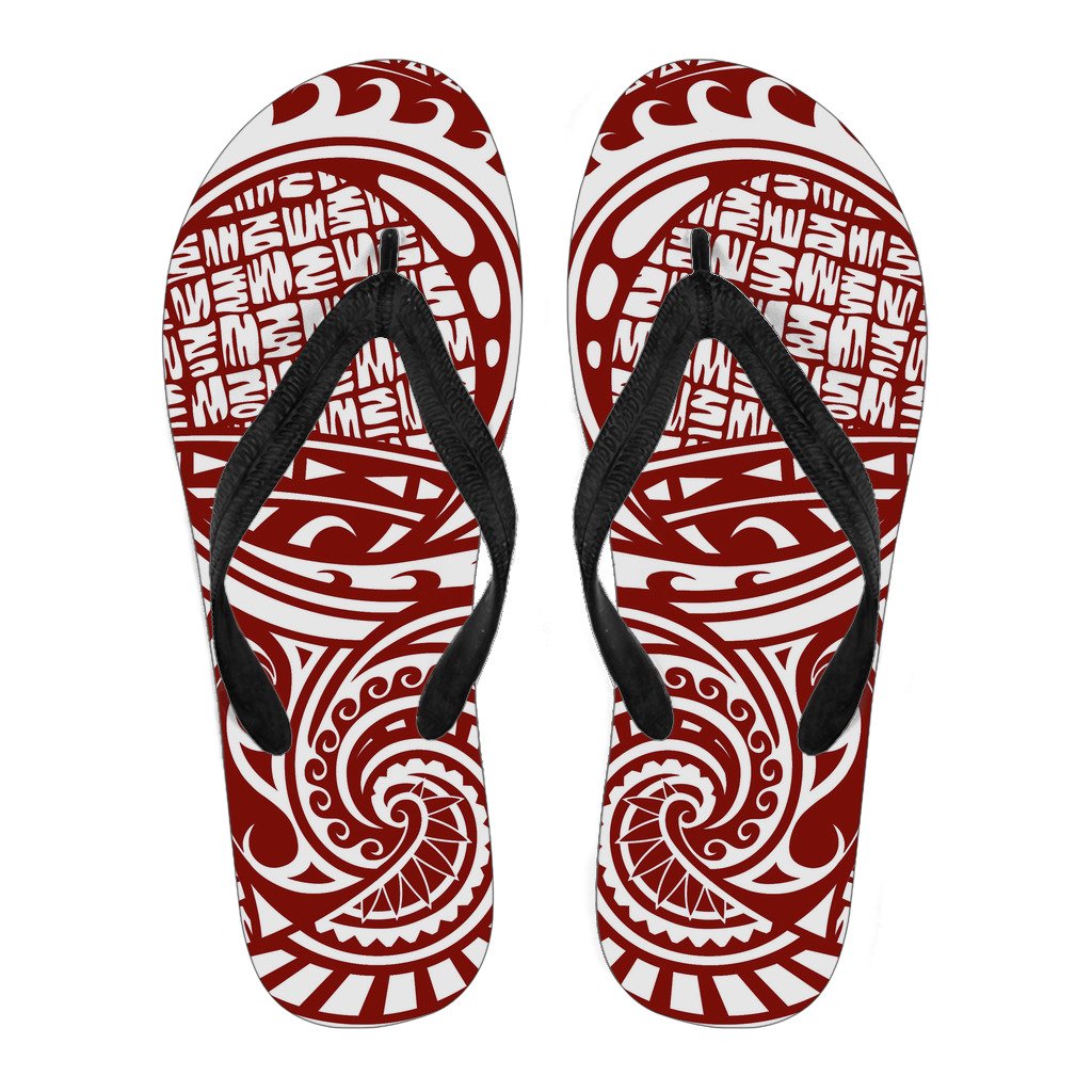 Polynesian 02 Flip Flops Men Black - Polynesian Pride