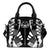 Marquesas Islands Shoulder Handbag - Polynesian Tattoo Black One Size Black - Polynesian Pride