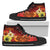 Samoa High Top Shoes - Tribal Tuna Fish - Polynesian Pride