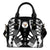 Niue Shoulder Handbag - Polynesian Tattoo Black One Size Black - Polynesian Pride