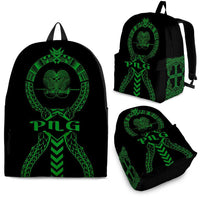 Papua New Guinea Backpack - Micronesian Tribal One Style Green - Polynesian Pride