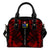 Cook Islands Shoulder Handbag - Polynesian Tattoo Red One Size Red - Polynesian Pride