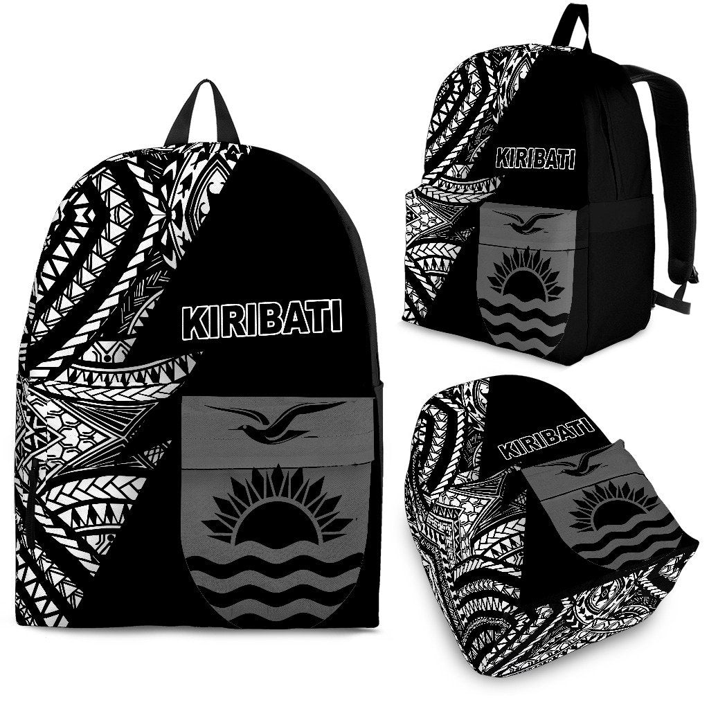 Kiribati Backpack Flash Black One Style Black - Polynesian Pride