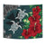 Hawaii Map Turtle Hibiscus Plumeria Polynesian - Tapestry AH - Polynesian Pride