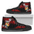 Mate Ma'a Tonga Rugby High Top Shoe Polynesian Unique Vibes - Red Red - Polynesian Pride