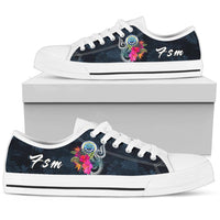Federated States of Micronesia Polynesian Low Top Shoe - Tropical Flower - Polynesian Pride