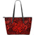 Polynesian Hibiscus Leather Tote Bag (Red) A6 Red - Polynesian Pride