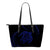 Hawaii Turtle Small Leather Tote - Blue - Frida Style Black - Polynesian Pride