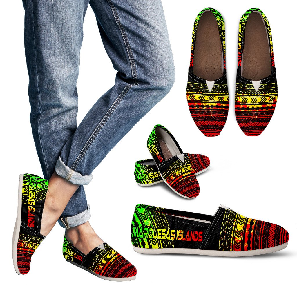 Marquesas Islands Casual Shoes - Polynesian Reggae Chief Version Women Reggae - Polynesian Pride