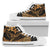Polynesian Hawaii High Top Shoes - Polynesian Golden Humpback Whale Unisex White - Polynesian Pride