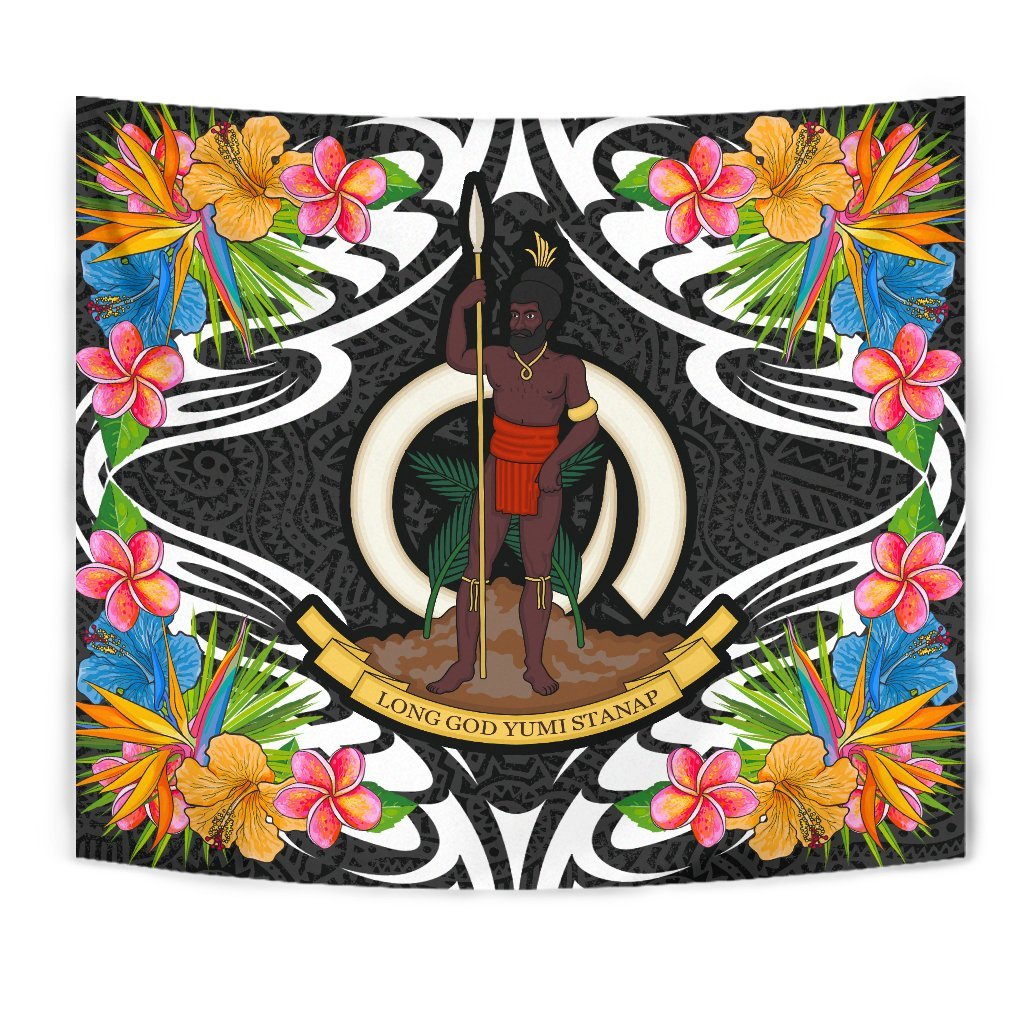 Vanuatu Tapestrys - Tropical Flowers Style - Polynesian Pride