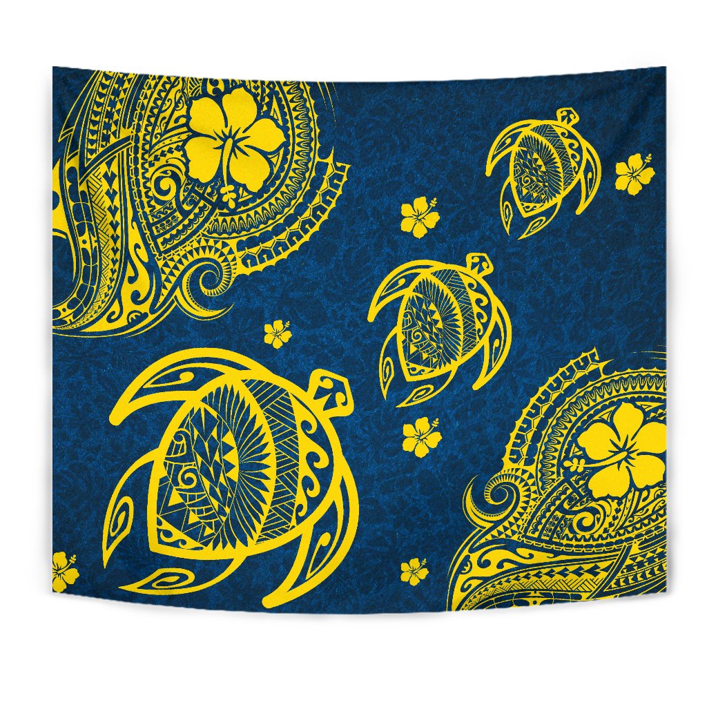 Hawaii Turtle Polynesian Tapestry - Kala Style - Polynesian Pride