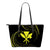 Kanaka Small Leather Tote - Yellow - Frida Style Black - Polynesian Pride