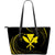 Kanaka Large Leather Tote - Yellow - Frida Style Black - Polynesian Pride