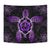 Turtle Hibiscus Violet Tapestry Wall Tapestry Violet - Polynesian Pride