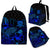 Tuvalu Polynesian Backpack Turtle Hibiscus Blue Blue - Polynesian Pride