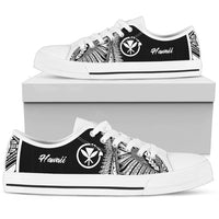 Hawaii Polynesian Low Top Shoe - Hawaii Pride White Version - Polynesian Pride