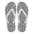 Polynesian Tribal Flip Flops Grown BMW Women's Flip Flops White - Polynesian Pride