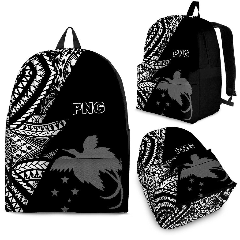 Papua New Guinea Backpack Flash Black Black - Polynesian Pride