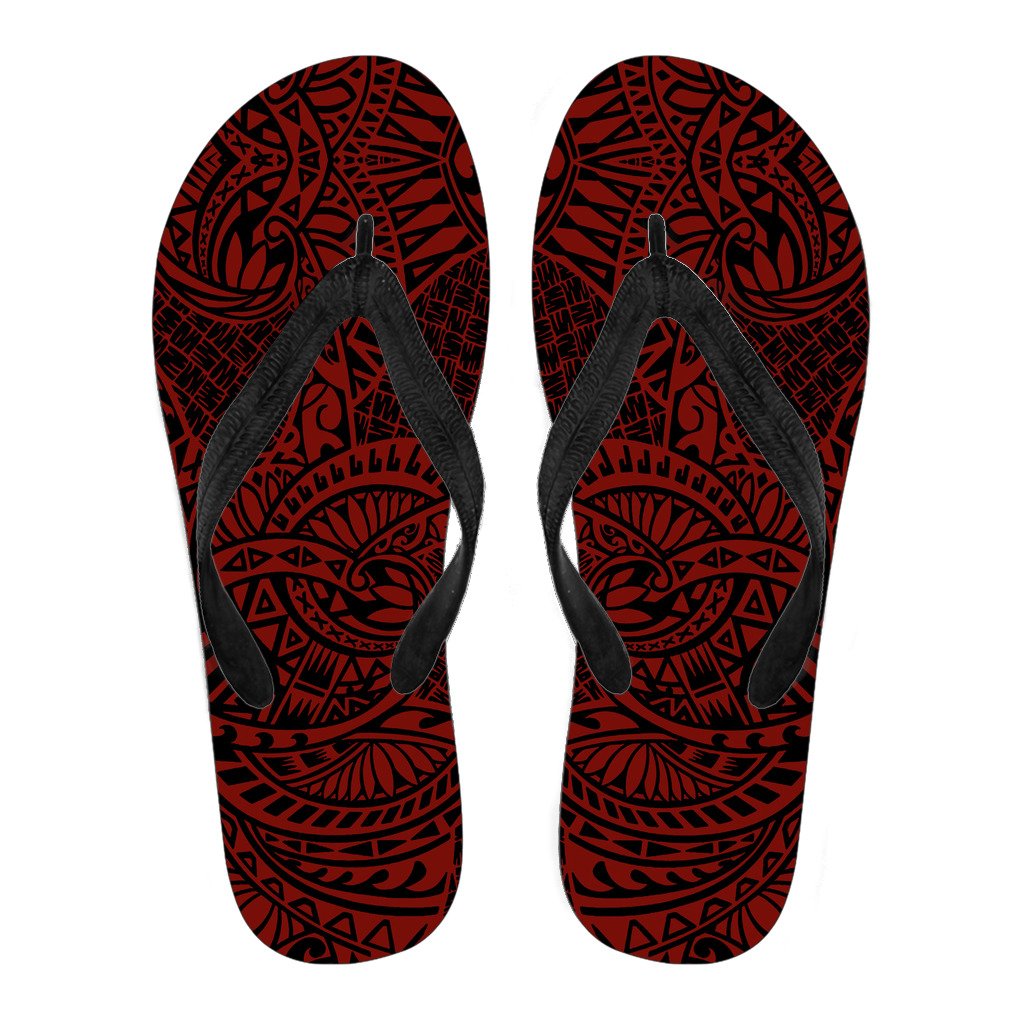 Polynesian 28 Flip Flops Men Black - Polynesian Pride