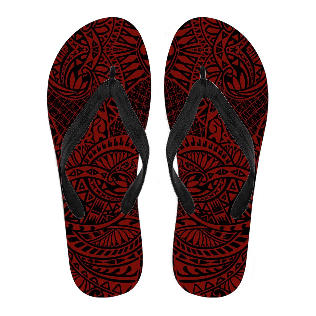 Polynesian 28 Flip Flops Men Black - Polynesian Pride