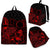 Cook Islands Polynesian Backpack Turtle Hibiscus Red Red - Polynesian Pride