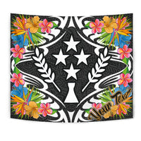 Kosrae State Tapestrys - Custom Personalised Tropical Flowers Style - Polynesian Pride