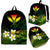 Kanaka Maoli (Hawaiian) Backpack, Polynesian Plumeria Banana Leaves Reggae One Size Reggae - Polynesian Pride