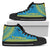 Tuvalu High Top Shoes - Polynesian Flag Chief Version - Polynesian Pride