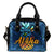 Hawaii Aloha Pineapple Shoulder Handbag One Size Blue - Polynesian Pride