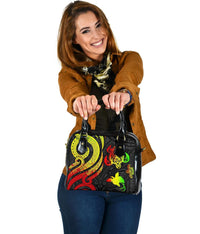 Papua New Guinea Shoulder Handbag - Reggae Tentacle Turtle One Size Reggae - Polynesian Pride