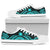 Nauru Low Top Canvas Shoes - Turquoise Tentacle Turtle - Polynesian Pride