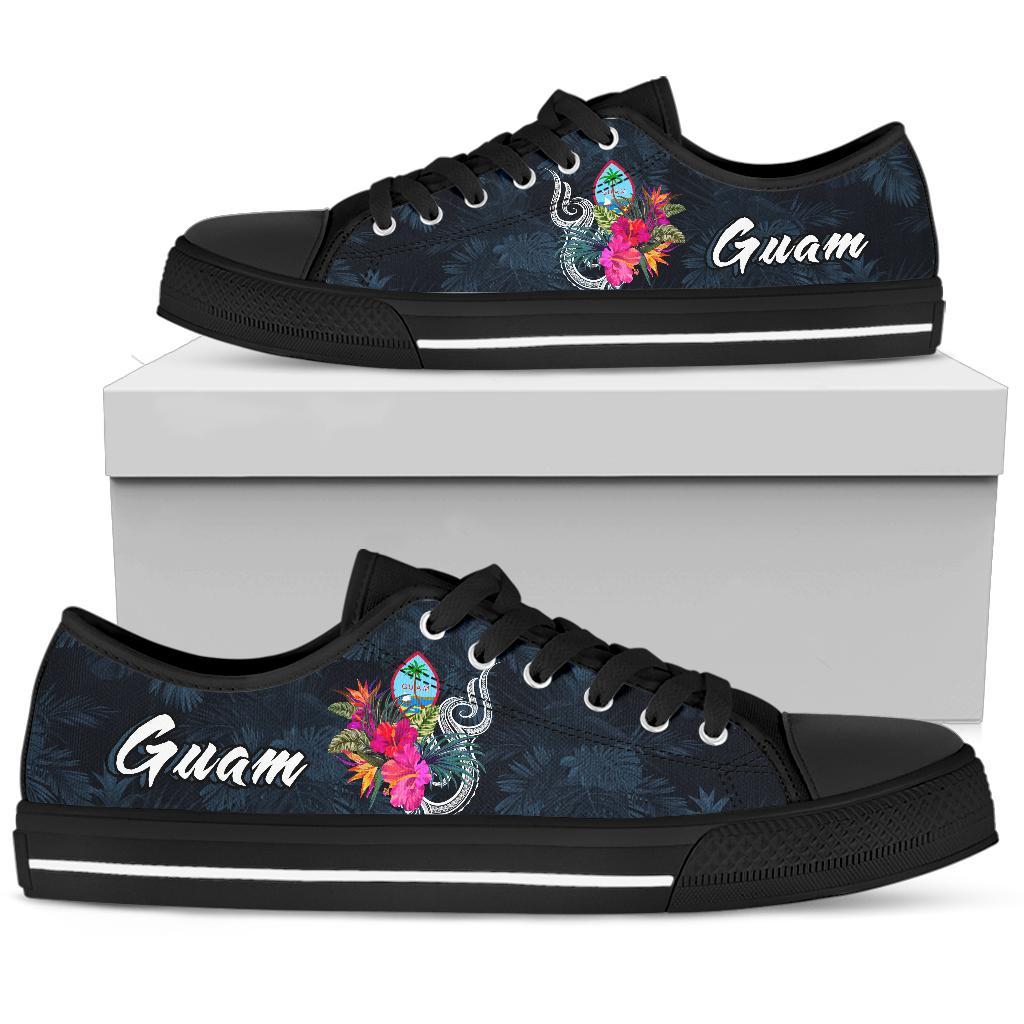 Guam Polynesian Low Top Shoe - Tropical Flower - Polynesian Pride