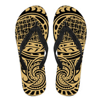 Polynesian 07 Flip Flops Men Black - Polynesian Pride