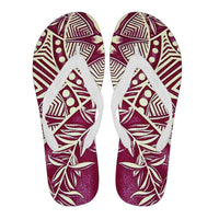 Polynesian 45 Flip Flops Women White - Polynesian Pride