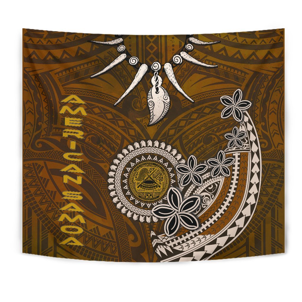 American Samoa Tapestries - Polynesian Boar Tusk - Polynesian Pride