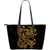 Polynesian Hawaii Leather Tote Bag - Kanaka Maoli Gold Turtle Gold - Polynesian Pride