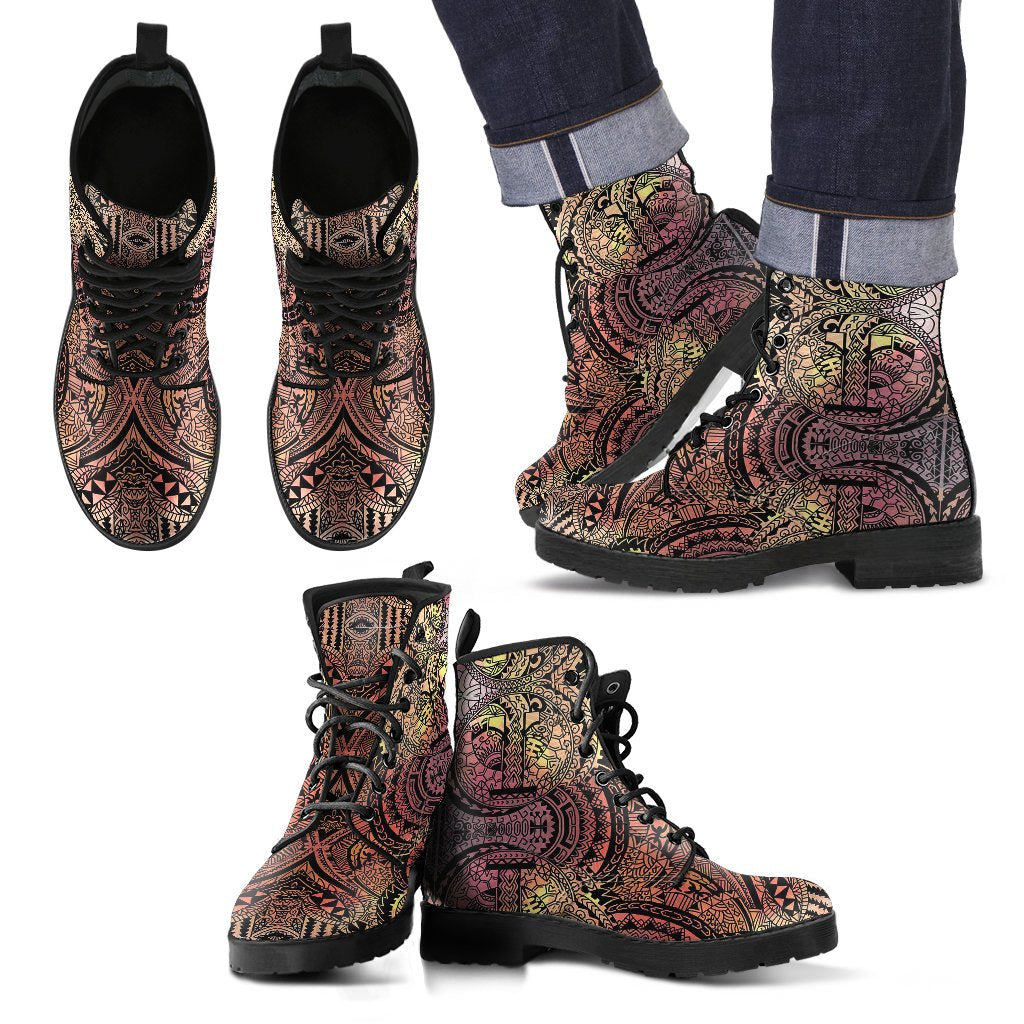 Polynesian Leather Boots Grown Grown - Polynesian Pride