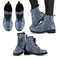 Polynesian Leather Boots Blue - Polynesian Pride