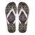 Polynesian Flip Flops Blur Women's Flip Flops White - Polynesian Pride