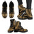 palau Leather Boots - Polynesian Gold Chief Version - Polynesian Pride