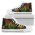 Polynesian High Top Shoes - Reggae Turtle Unisex White - Polynesian Pride