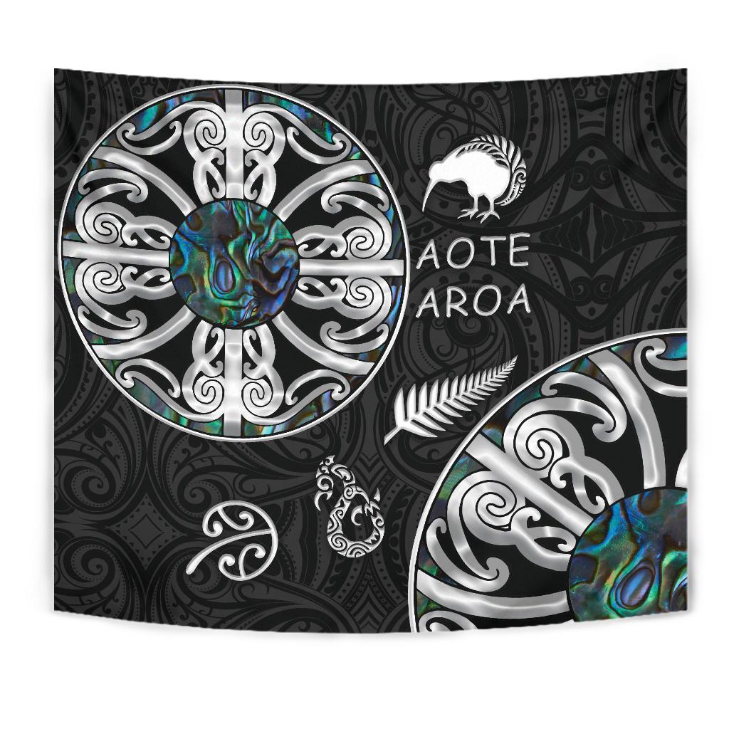 New Zealand Aotearoa Tapestry, Maori Mangopare Paua Shell - Polynesian Pride