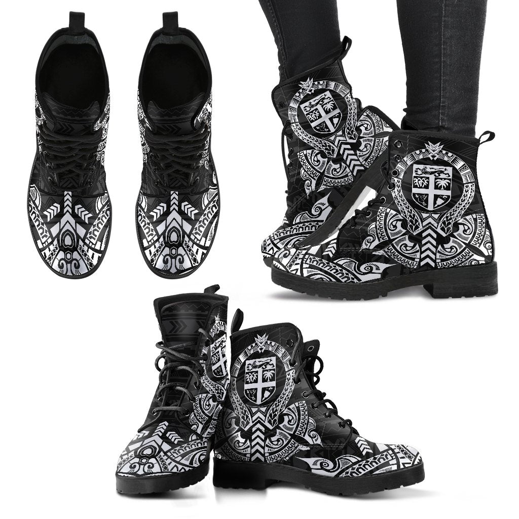 Fiji Leather Boots - Tribal - Polynesian Pride