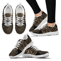 Polynesian Sneakers - Polynesian Turtle Tattoo Gold Version - Polynesian Pride