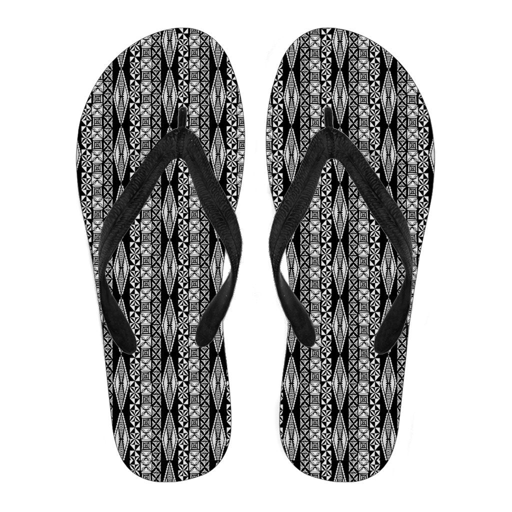 Polynesian 09 Flip Flops Men Black - Polynesian Pride