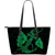 Anchor Green Tribal Large Leather Tote Green - Polynesian Pride