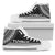 Tuvalu High Top Shoes - Polynesian Black Chief Version Unisex White - Polynesian Pride