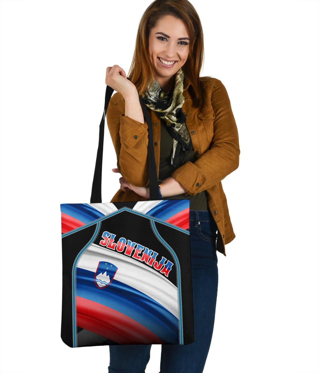 Slovenia Tote Bags - Republika Slovenija - Polynesian Pride